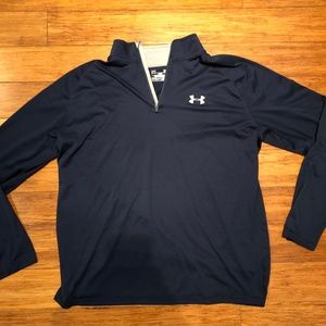 Under Armour Heat Gear navy 1/4 zip